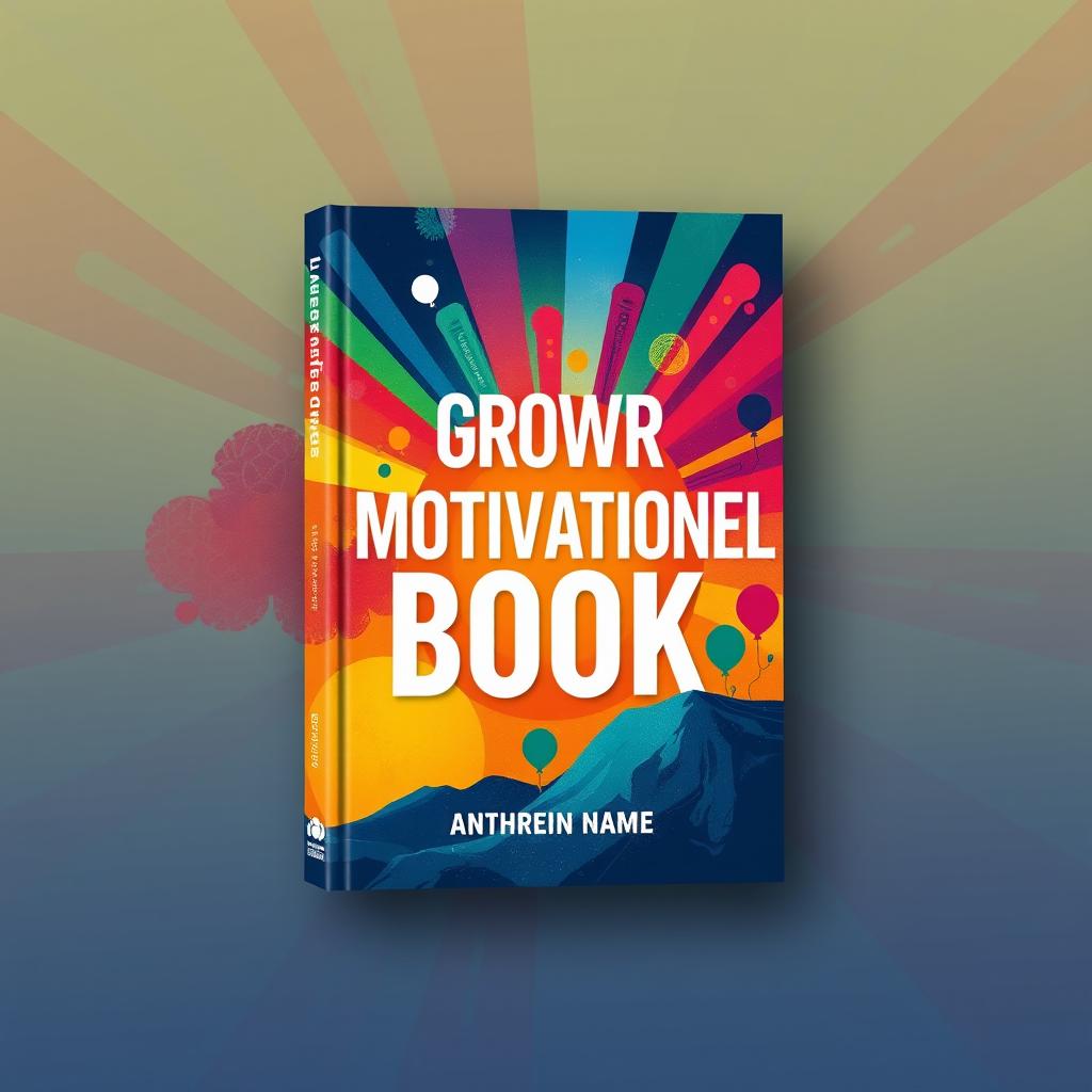 Create a cover page design for a motivational book