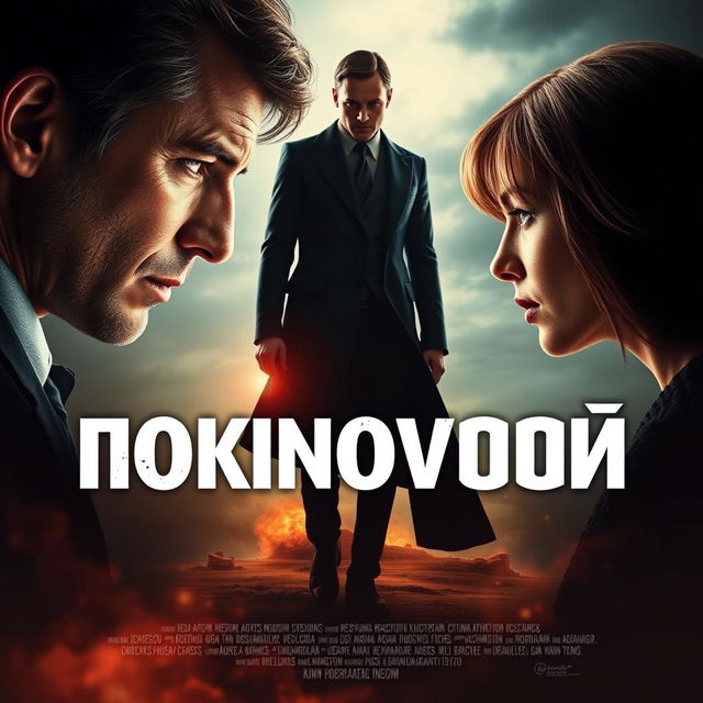 Create a film poster for the movie titled "Говновоз"