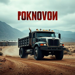 Create a film poster for the movie titled "Говновоз"