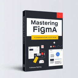 Create a book cover for a tutorial on Figma