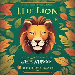 Create a captivating book cover design for 'The Lion and The Wise Mouse' by L