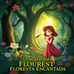 Criar uma capa vibrante com a Floresta Encantada