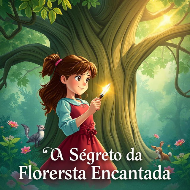 Criar uma capa vibrante com a Floresta Encantada