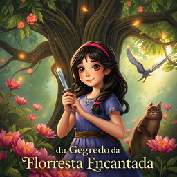 Criar uma capa vibrante com a Floresta Encantada