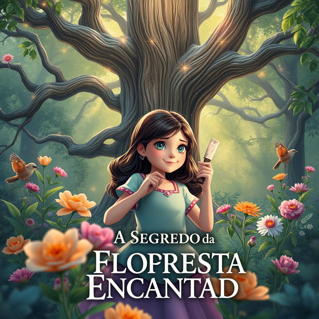 Criar uma capa vibrante com a Floresta Encantada