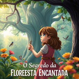 Criar uma capa vibrante com a Floresta Encantada