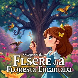 Criar uma capa vibrante com a Floresta Encantada