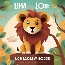 Create a book cover for 'The Lion and The Wise Mouse' by L