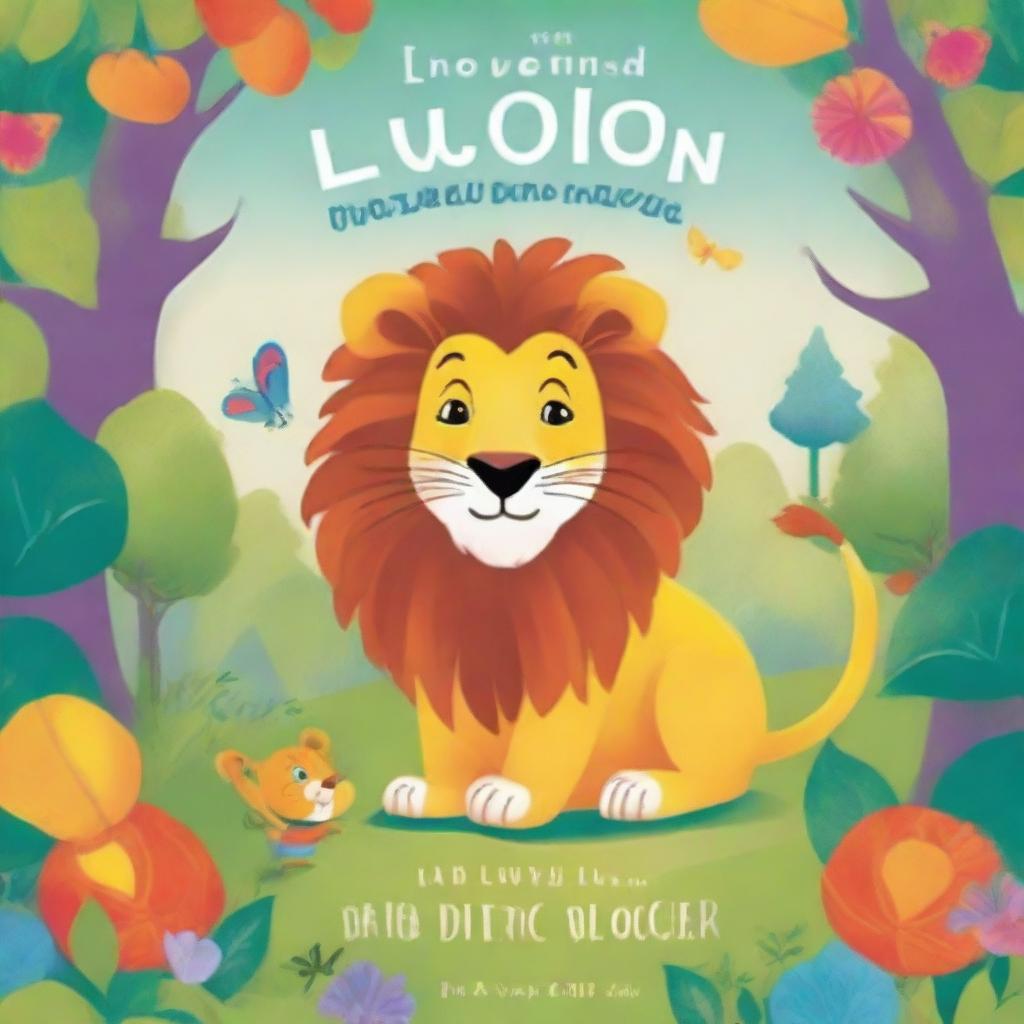 An English-language children's book cover for 'The Lion and The Wise Mouse' by L