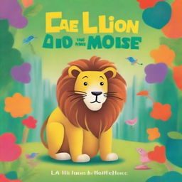 An English-language children's book cover for 'The Lion and The Wise Mouse' by L