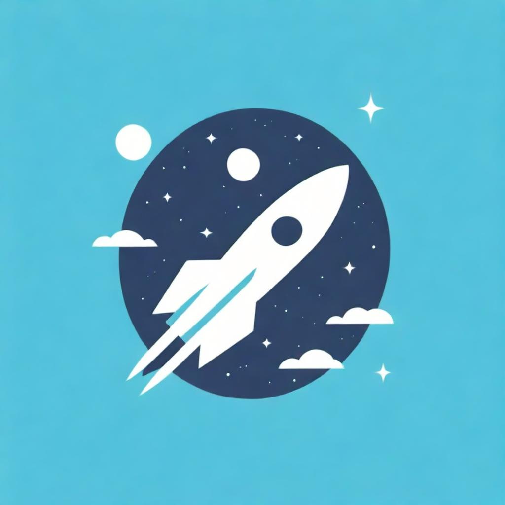 Velocity Ventures logo featuring a rocket launching into space, symbolizing ambition, progress, and the drive for success.