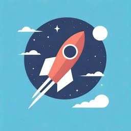 Velocity Ventures logo featuring a rocket launching into space, symbolizing ambition, progress, and the drive for success.