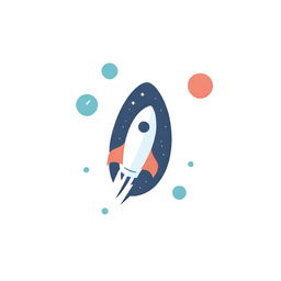 Velocity Ventures logo featuring a rocket launching into space, symbolizing ambition, progress, and the drive for success.