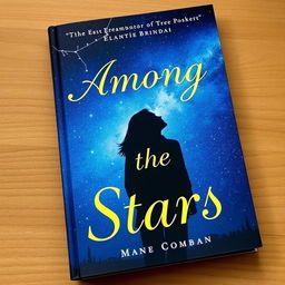 A captivating book cover with the title 'Among the Stars'