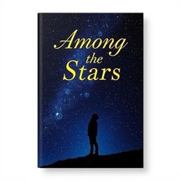 A captivating book cover with the title 'Among the Stars'