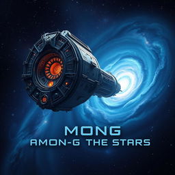 A captivating book cover with the title 'Among the Stars'