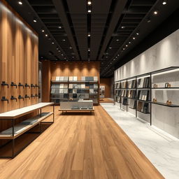 Create an image of an ultra-elegant and luxurious commercial store named VEROTAL by Filgueira