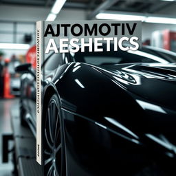 A captivating book cover design for an automotive aesthetics book