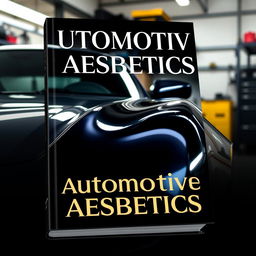 A captivating book cover design for an automotive aesthetics book