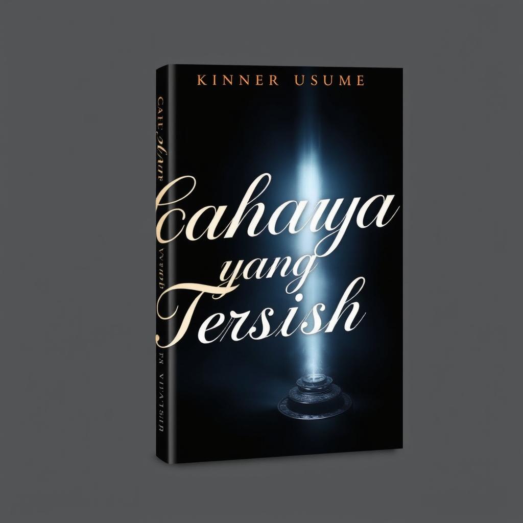 A book cover design for the title 'Cahaya yang Tersisih'