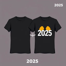 Create a trendy t-shirt design that will remain popular until 2025