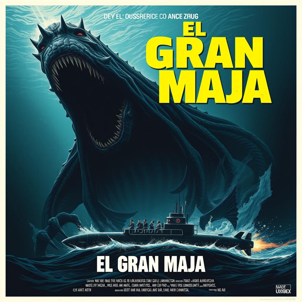 A movie poster for 'El Gran Maja' made by Uxxbex studios