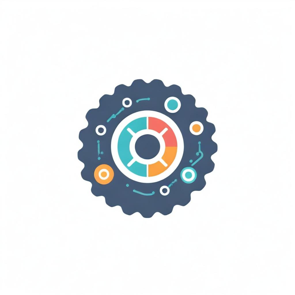 Create a logo with interlinked gears and circuitry to represent technology and connectivity, showcasing the company's expertise in IT solutions.