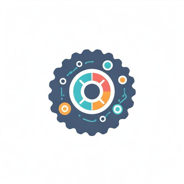 Create a logo with interlinked gears and circuitry to represent technology and connectivity, showcasing the company's expertise in IT solutions.