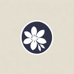 A logo for 'Blossom Beauty', a cosmetics and skincare company, featuring an elegant, blooming flower.