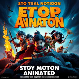 Create an epic poster for a stop motion animated film