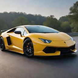 A remarkable blend of a Lamborghini's aggressive design and raw power with the bold, muscular identity of a Chevrolet.