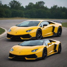 A remarkable blend of a Lamborghini's aggressive design and raw power with the bold, muscular identity of a Chevrolet.