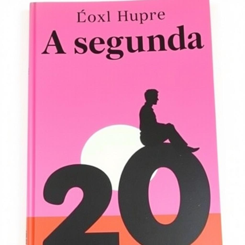 A book cover featuring a pink sunset with the phrase 'A segunda' written in black letters