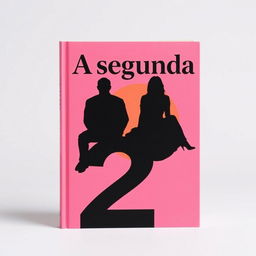 A book cover featuring a pink sunset with the phrase 'A segunda' written in black letters