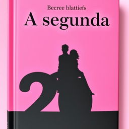 A book cover featuring a pink sunset with the phrase 'A segunda' written in black letters