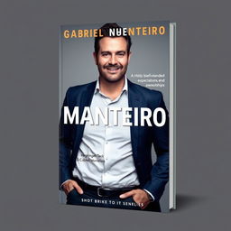 A book cover design featuring Gabriel Monteiro, a highly sought-after billionaire and CEO of Monteiro Tech