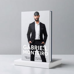 A book cover design featuring Gabriel Monteiro, a highly sought-after billionaire and CEO of Monteiro Tech