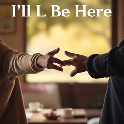 Create an emotional and heartwarming image inspired by the lyrics "I'll Be Here