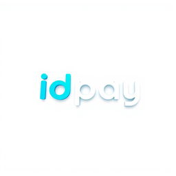 Create an image featuring the word 'idpay' in a modern, sleek font