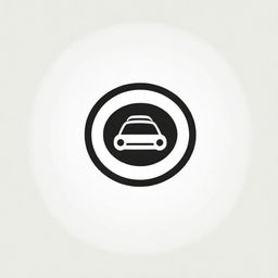 Create a logo for 'Drive Nation' featuring a sleek, stylized car, expressing the concepts of speed, mobility, and automotive expertise.