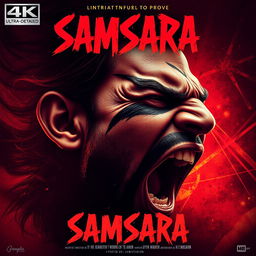 A trippy movie poster with the title 'Samsara'