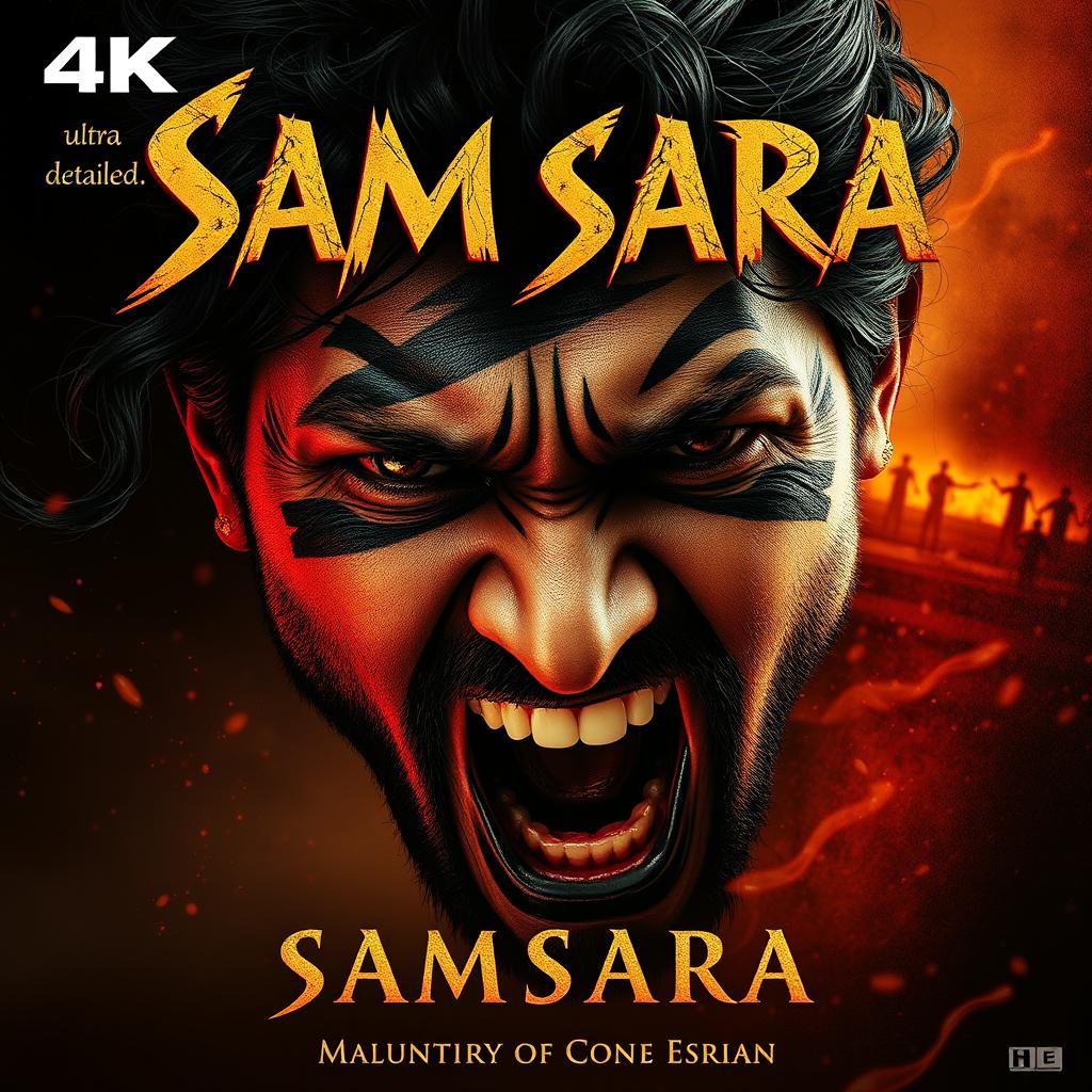 A trippy movie poster with the title 'Samsara'