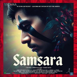 A trippy movie poster with the title 'Samsara'