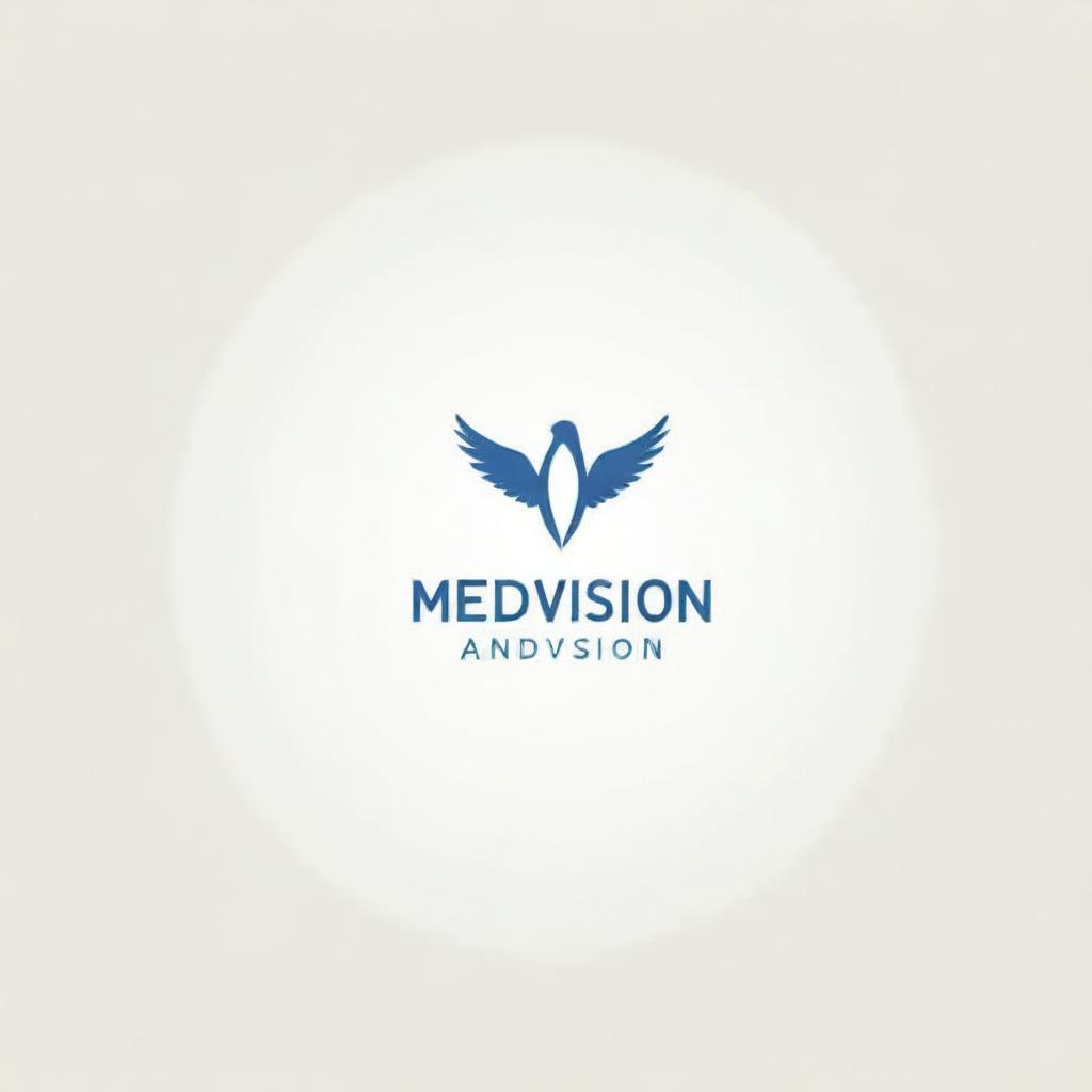 Design a professional, sleek and clean logo for a company called 'Medvision'. Include the tagline 'Life Beyond Hope'. The logo should represent trust, hope and medical expertise.