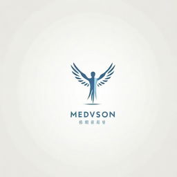 Design a professional, sleek and clean logo for a company called 'Medvision'. Include the tagline 'Life Beyond Hope'. The logo should represent trust, hope and medical expertise.