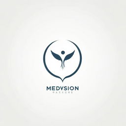 Design a professional, sleek and clean logo for a company called 'Medvision'. Include the tagline 'Life Beyond Hope'. The logo should represent trust, hope and medical expertise.