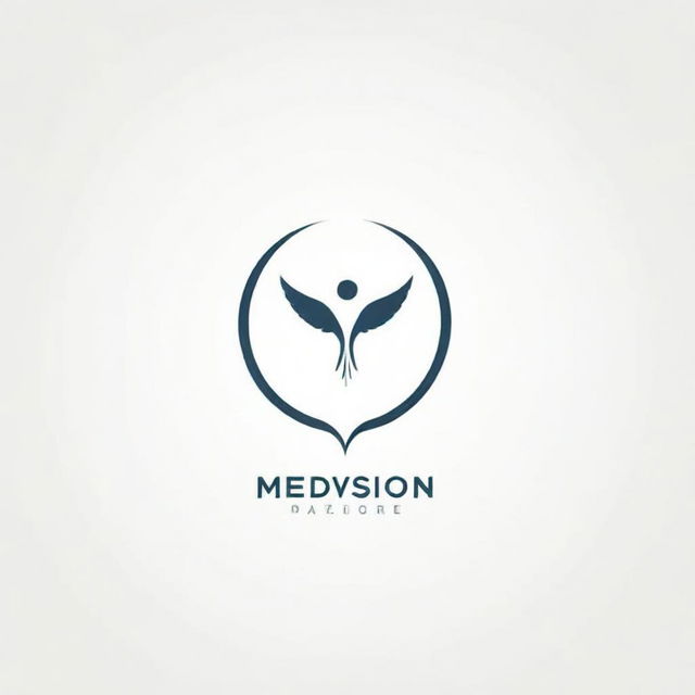 Design a professional, sleek and clean logo for a company called 'Medvision'. Include the tagline 'Life Beyond Hope'. The logo should represent trust, hope and medical expertise.