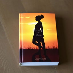 A beautiful book cover featuring a black girl basking in the warm hues of a sunset