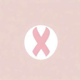 Incorporate a breast cancer awareness ribbon into the existing Medvision logo. Maintain the professional and clean style, and ensure the ribbon element signifies hope and resilience.