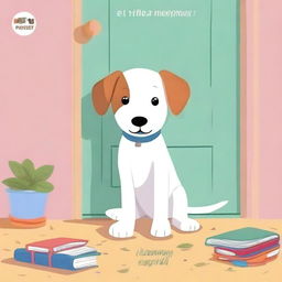 Portada infantil que muestra a un perrito enjaulado